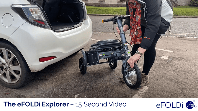 Unfolding the eFOLDi Exploreer Scooter