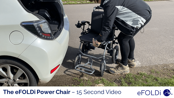 Unfolding the eFOLDi Powerchair