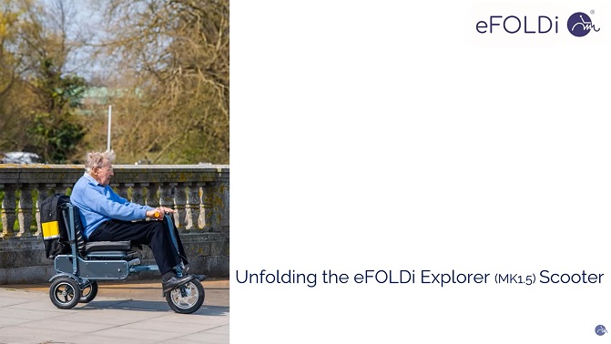 Unfolding the eFOLDi Exploreer Scooter